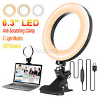 Hyf4856371 6.3inch Led Ring Fill Light With Clamp Phone Holder Selfie Makeup Live Vid