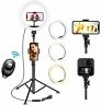 884710814313 Uphitnis Selfie Ring Light With Tripod Stand And Phone Holder