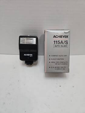 09115as Achiever 115a/s Shoe Mount Flash Untested