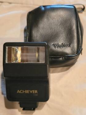 115m Achiever Vintage Camera Flash Unit With Cover