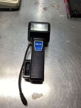 170s Acme-lite Electronic Flash Unit By For Camera Model Vintage - Black