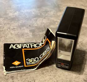 360cbs Agfa Vintage Agfatronic 360 Cbs Flash Unit Spares Or Repairs
