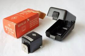 6801 Agfa Agfalux C M Type Vintage Camera Flash Unit Attachment Made In Germany