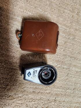 7909 Agfa Agra Tully Vintage Flash Unit With Case. Made In Germany