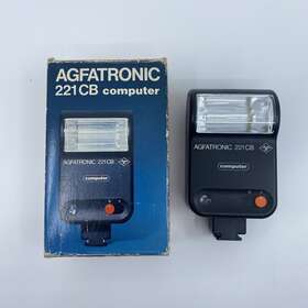 6915 Agfatronic 250736123580 Vintage 221 Cb Computer Type 6915/100 Camera Flash With Original Box