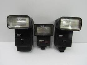 90mdt-z Albinar 80mdz 3 Vtg Camera Flash Attachments Thyristor And 80 Mdz For Parts Only