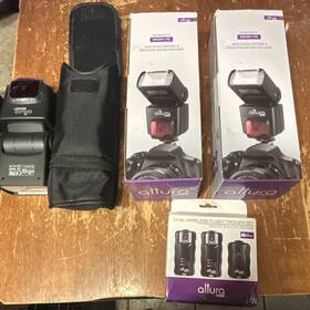 Altura Photo Km0076.00 Pro Series Ttl Flash For Nikon I-ttl Gn68m Lcd Swivel Zoom