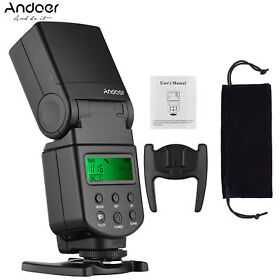 Hyz0832020355497io Andoer Universal Flash Speedlite Lamp Light Fit For Canon Dslr Camera S9h2
