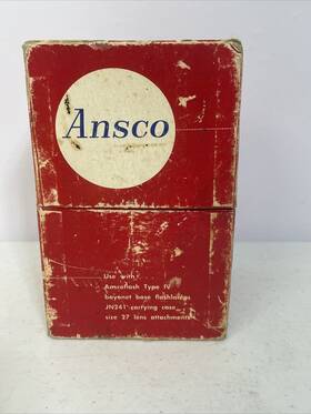 Jn214 Ansco Vintage Anscoflex Type Iv Original Box Untested