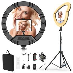Auriani B0ch9kpwvv 22 Large Ring Light Standfoldable Led Big Tripod For Iphone
