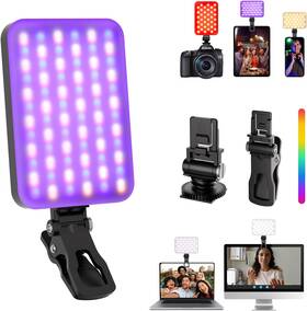 D6-rgb Bansine Rgb Light - Usb-rechargeable Selfie With 97 Cri