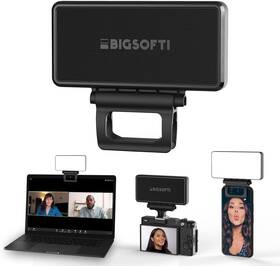 Bs0001 Bigsofti Portable Led Soft Selfie Light For Phone Camera And Laptop Usb 15 Presets
