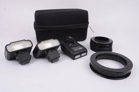 Vm-1020s Bolt Vm-1000 Macro Flash Set For Sony Cameras Complete Outfit #t-g0420