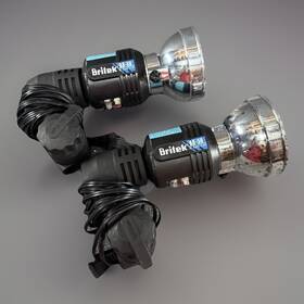 Bb-50 Britek Pair Ac Slave Flash Units Untested / For Parts Or Repair