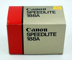 Canon 082966301049 Nos Speedlite 188a Shoe Mount Flash Case Box A-1 Ae-1 #915