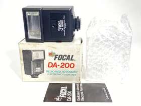 Da-200c Canon Da200c Tested - In Box Focal Slr Flash 20-01-52 Vtg Speedlite