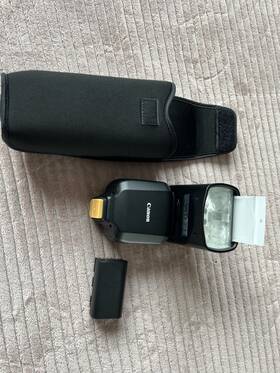 Ds401244 Canon Speedlite El-5 Shoe Mount Flash E-ttl Ttl With Case And Battery
