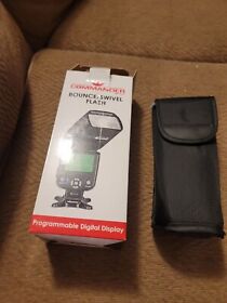 Ttl-613c Commander Optics Speedlight Bounce Swivel Flash For Canon Dslr