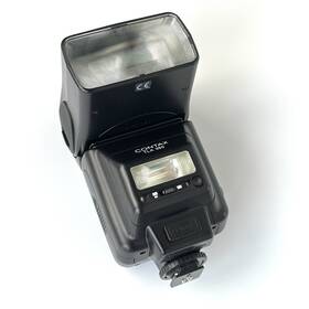 2011234 Contax Tla 360 Shoes Mount Camera Flash Strobe With Case Tested