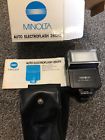 D319460 Minolta Auto Functional Flash Unit With Soft Case Vtg Electroflash