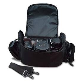 Ecostbags12 Ecost Deluxe Large Digital Camera/video Padded Carrying Bag/case For Nikon Sony