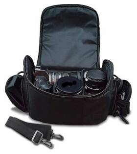 Ecostbags25 Ecost Deluxe Large Digital Camera/video Padded Carrying Bag/case For Nikon Sony