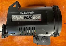 Rx600 Elinchrom Qty 2 Style Rx 600 Studio Flashes Radio Controlled Softbox Adapters