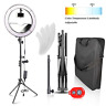Em-rllk-18d Emart Inch Led Ring Light With Stand Dimmable 689741124987