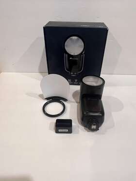 Flashpoint 192223076891 Zoom Li-on X R2 Ttl Round Flash Speedlight For Sony E Series