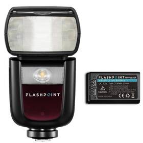 76ws Flashpoint 192223077065 Zoom Li-on Iii R2 Ttl On 2.4ghz 1/8000s Speedlight 7.2v/2600mah