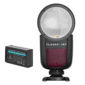 Flashpoint 192223078772 Zoom Li-on X R2 Ttl On-camera Round Flash Speedlight With Accessory K