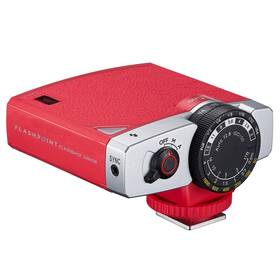 Flashpoint 192223217508 Flashback Junior Retro Camera Flash Red #fp-lf-sm-fbj-r