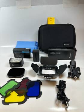 Evolv200r2 Flashpoint Unit # 2 Pocket Flash Kit With Barndoor Grid And Color Gels