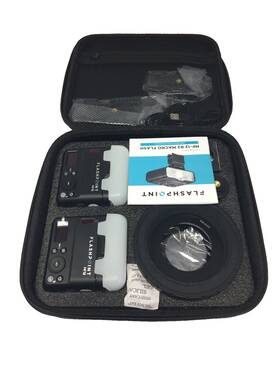Fp-lf-rfmf12-k2 Flashpoint Mf12 Macro Flash 2-light Kit #fp-lf-rfmf12