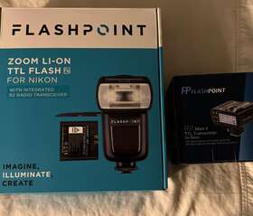 Flashpoint Fp-lf-sm-zlnk-x2 Zoom Li-on R2 Ving V860iin Ttl On-camera Flash Light For Nikon Camera