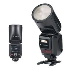 Fp-x100-n Flashpoint X100 Ttl R2 On-camera Li-ion Round Head Flash For Nikon #fp-x100-n