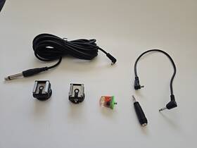 0065 Flashzebra Optical Slave And Multi Connection Hotshoe 2 For Flash Sync Cable - Mint