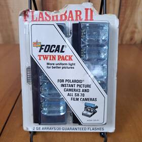 Focal 043168990769 New Flashbar Ii For Polaroid Cameras Twin Pack Kmart 2 Arrays/20 Flashes