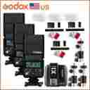 Ge-tt350-gd08 Godox 3x Tt350s 2.4g Ttl