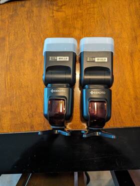 Gt53 Geekoto Two Camera Flash Speedlite For Dslr Cameras