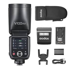 V100-s Godox 198715478389 Camera Flash For Sony Round Head Speedlite Ttl Touch Screen 2.4g Wirel
