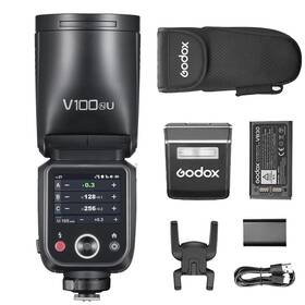 V100-n Godox 198715875232 Camera Flash For Nikon Round Head Speedlite Ttl Touch Screen 2.4g Wire