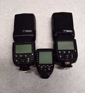 Tt600 Godox 619490271458 2 Camera Flash Speedlite Xpro Transmitter Trigger For Canon
