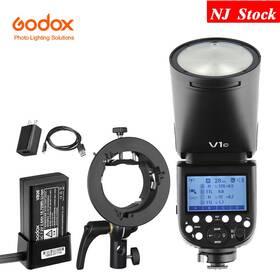 Godox 619490273841 V1-c Camera Flash Speedlite Hss Ttl 2.4g S2 Bowens Mount Bracket For Canon