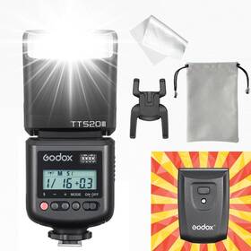 Tt520iii Godox 663992147964 Tt520 Iii Camera Flash - Ii Tt520ii Upgraded 433mhz Gn33 Manu