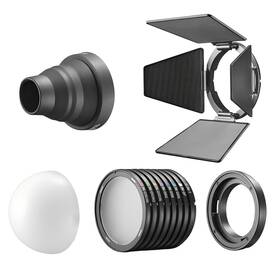 Rs60bi Godox 663992148152 Magnetic Mounting Kit Mk For Ms60bi Ms60r Rs60r Led Lights And Round-hea