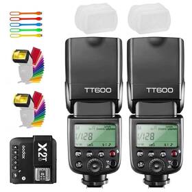 Tt600 Godox 713458851482 2x Flash With Trigger Kit For Canon Cameras Hss Gn60 2.4g Wirele