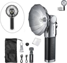 Gn25 Godox 721820779579 Lux Master Ttl Retro Camera Flash - Touchscreen Control 6000k 300k Cct