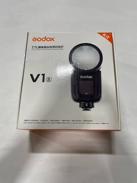 Godox 764823626327 V1-s Ttl Round Camera Flash Speedlight