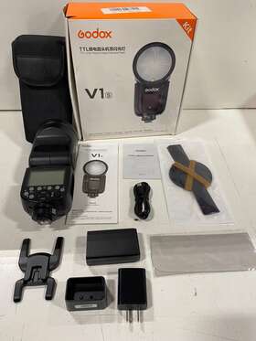 Godox 764823631406 V1-n Round Head Camera Flash For Sony